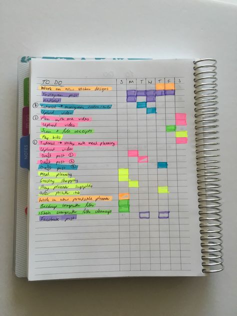 How To Plan Your Week, Intellectual Wellness, Color Coding Planner, Schul Survival Kits, Office Planner, December Bullet Journal, Plan Your Week, Task Manager, Habit Tracker Bullet Journal