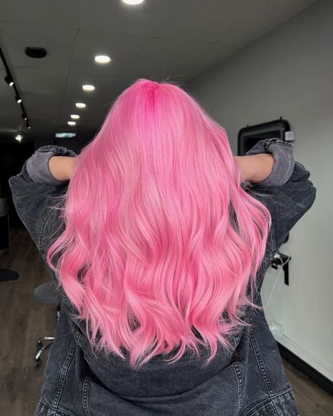 Underhair Color, Bubblegum Pink Hair, Stylish Hair Colors, Fox Hair Color, Bright Pink Hair, Light Pink Hair, Arctic Fox Hair Color, Pink Hair Dye, Pretty Rainbow