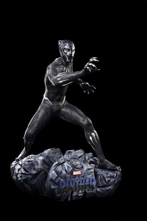 T Challa, Celebrating Diversity, Life Size Statues, The Black Panther, Marvel Toys, Captain America Civil, Wakanda Forever, Chadwick Boseman, Art Characters