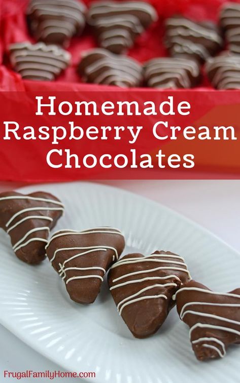 Chocolate cream candy makes great treats. I love how easy this cream filled candy recipe is to make with powdered sugar, condensed milk and a few other ingredients. So easy to make at home. Chocolate candy recipes like this one makes it so easy to make chocolate raspberry creams candy at home to give as a gift or enjoy yourself. Yum, can’t wait to make some. Candy Molds Recipes, Chocolate Molds Recipe, Homemade Chocolate Candy, Home Chocolate, Filled Candy, Easy Candy Recipes, Chocolate Candy Recipes, Recipe Tutorial, Raspberry Cream