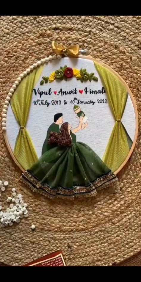 Wedding Embroidery Hoop, Embroidery Hoop Art Diy, Wedding Hoop, Embroidery Hoop Wall, Embroidery Wedding, Embroidery Hoop Wall Art, Ribbon Embroidery Tutorial, Diy Bead Embroidery, Wedding Embroidery