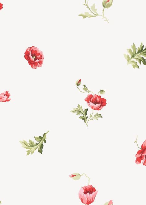 Poppy flower pattern background. Remixed by rawpixel. | premium image by rawpixel.com / Nutthone Flower Pattern Art, Flower Pattern Background, Flower Illustrations, Background Flower, Pattern Background, Flower Illustration, Poppy Flower, Vintage Illustration, Flower Pattern