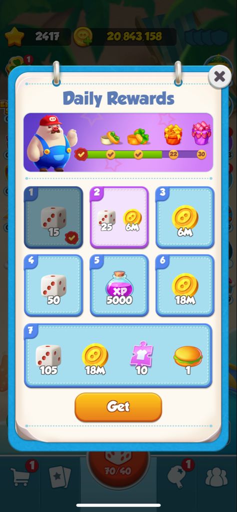 Puzzle Game Ui, Coin Frame, Idle Game, Daily Puzzle, Ui Game, Daily Rewards, 2d Game Art, Pixel Games, Daily Gift