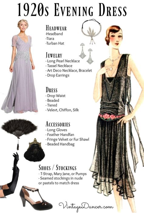 10 Easy 1920s Outfits for Women 1920s Formal Dresses, 1920s Evening Gowns, 1920s Evening Dress, 1920s Fashion Dresses, 1920s Fashion Women, Hollywood Art, 1920s Outfits, 1920 Fashion, Dress History