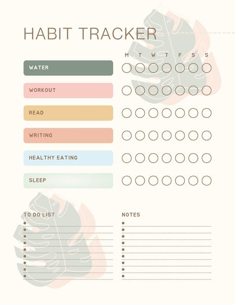 Fantastic Habit Tracker for your journalling needs. #journal #habittracker #printable #downloadable #etsy Habit Tracker Bullet Journal Printable, Habit Tracker Ideas, Agenda Filofax, Habit Planner, Habit Tracker Bullet Journal, Habit Tracker Printable, Journal Templates, Notes Planner, Filofax Planners