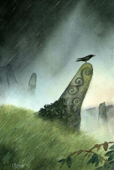 Barrow Downs, Celtic Aesthetic, Christopher Bell, John Howe, Pagan Art, Celtic Art, Fantasy Paintings, Mythology Art, Ethereal Art