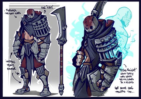 Echo Knight Concept , Lucas Fraleoni Echo Knight Dnd, Character Concept Ideas, Undead Character Design, Knight Character Art, Echo Knight, Warrior Character, Armor Design, Fallout Art, Concept Art Character