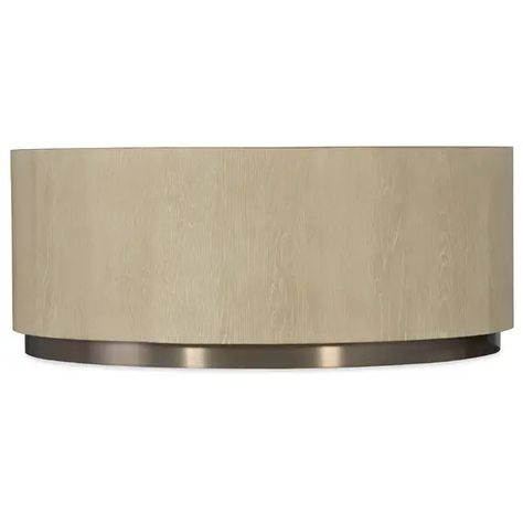 Caracole Classics Caracole Classic Coffee Table & Reviews | Wayfair Round Cocktail Tables, Drum Coffee Table, Solid Coffee Table, Coffee Table Wayfair, Hooker Furniture, High Fashion Home, Cocktail Table, Champagne Color, Coffee Table With Storage