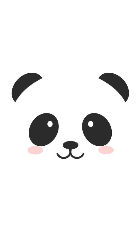 Panda Bear, Wallpapers, Black And White, Pink, White, Black