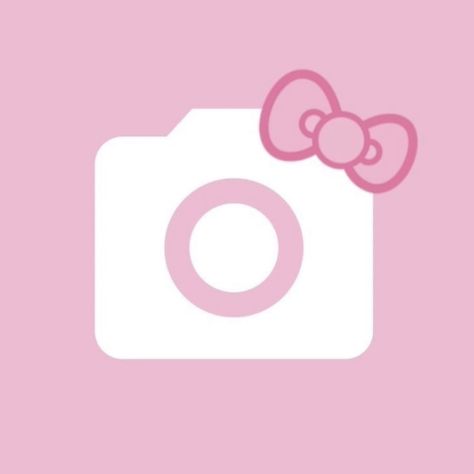 Hello Kitty Camera Icon, App Icon Hello Kitty, Pink Hello Kitty Wallpaper, Hello Kitty App Icon, Hello Kitty Camera, Pink Hello Kitty Wallpaper Iphone, Kitty Icon, Cat App, Kawaii App