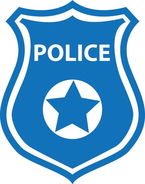 police badge icon on white background. police sign. police shield symbol. flat style. Shield Symbol, Police Officer Badge, Police Shield, Police Sign, Sb Logo, Police Logo, Badge Icon, Police Dog, Police Badge