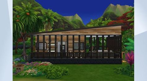 Check out this lot in The Sims 4 Gallery! - #Reno #Sulani #IslandLiving Happy Simming, =)) The Sims 4 Sulani Houses, Sulani Sims 4 Build, Sims 4 Sulani Volcano House, Sims 4 Sulani Lots, Sims 4 Jungle Adventure House, Sims4 Builds, Sims 4 Gallery, Island Living, The Sims 4