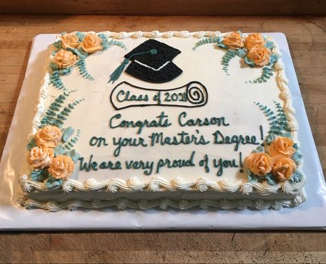 College Graduation Sheet Cakes, College Graduation Sheet Cake Ideas, Graduation Cake Ideas Sheet Cakes, Masters Degree Cake Ideas, Graduation Sheet Cakes For High School, Square Graduation Cakes, Masters Degree Cake, Graduation Cake Sheet, Minimalist Graduation Cake