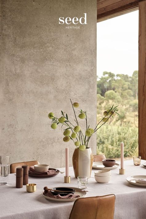 Discover elegant glassware and ceramics for evenings at home Long Candles, Old Towels, Best Outdoor Furniture, Muted Color Palette, One Candle, Brass Candle Holders, Side Plate, Seed Heritage, Tall Vases