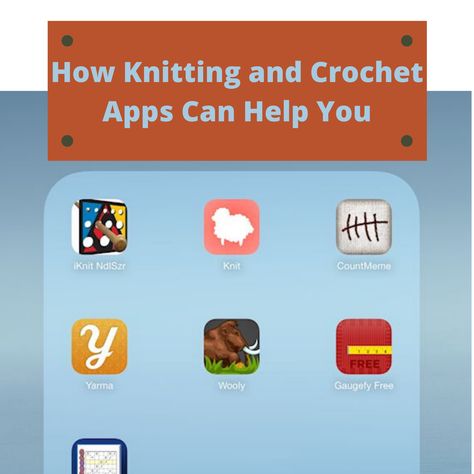 We often think of crochet and knitting as “low-tech” hobbies. After all, you only need a hook or knitting needles and yarn to get started. But don’t discount knitting and crochet apps just yet – they can be of great help to you in making and finishing your projects!  Why use knitting and crochet apps? Like many things that have gone digital to make life easier, knitting and crochet apps can also make your crafting life easier. What really draws us to the apps are the way in which you can keep t Crochet Hook Sizes Chart, Types Of Knitting, Pattern Meaning, App State, Apps That Pay, Crochet Abbreviations, Crochet And Knitting, Hacks Clothes, Low Tech