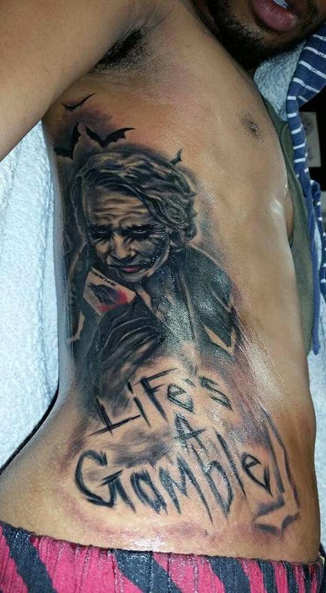 joker tattoo Joker Stomach Tattoo, Joker Tattoo Neck, Joker Neck Tattoo, Joker Face, Joker Tattoo, Writing Tattoos, Neck Tattoo For Guys, Neck Tattoos, Stomach Tattoos