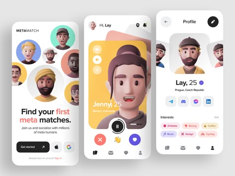 Claymorphism Design, App Ui设计, Creative App Design, การออกแบบ Ui Ux, Social App Design, Ui Ux 디자인, App Design Layout, Ui Ux App, Mobile App Design Inspiration