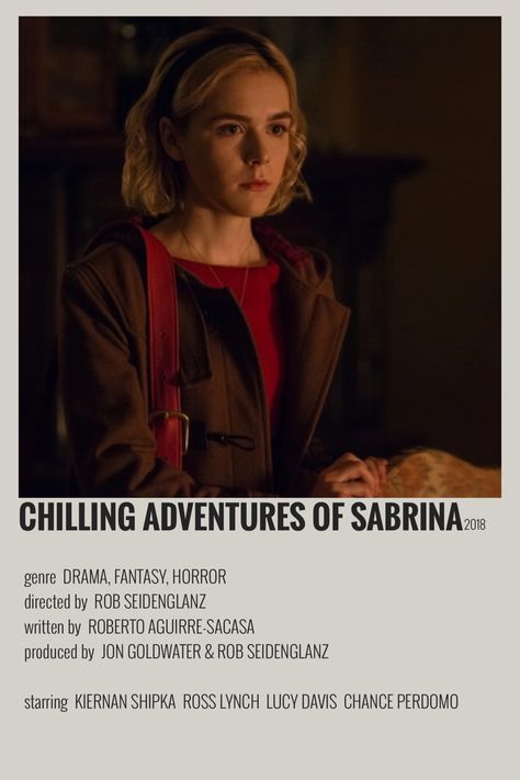 Sabrina Movie Poster, Sabrina Movie, The Chilling Adventures Of Sabrina, Poster Polaroid, Chilling Adventures Of Sabrina, Iconic Movie Posters, Series Poster, Sabrina Spellman, Movie Poster Wall