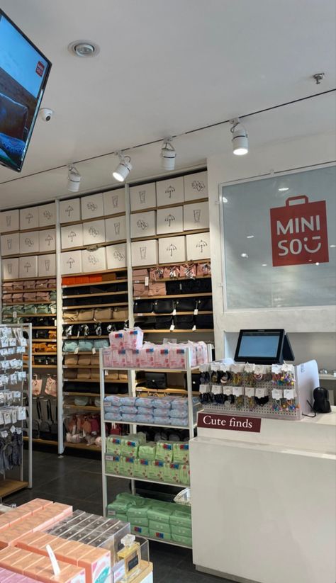 Miniso Mini Store Aesthetic, Mr Diy Store Aesthetic, Miniso Store Aesthetic, Miniso Aesthetic, Miniso Store, Calming Pictures, Album Cover Wallpaper Collage, Mini Store, Cover Wallpaper