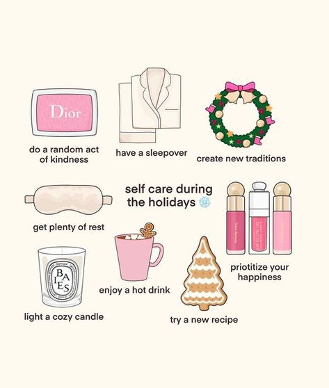 Which Are You, Girly Things To Do, Self Care Illustration, Coquette Skincare, Beauty Graphics, Winter Self Care, Caring For Yourself, Beauty Content Creator, Beauty Content