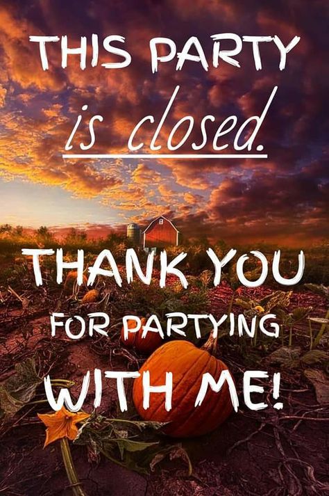 Scentsy Party Closing Soon, Party Is Closed Scentsy, Scentsy Party Closed, Scentsy Party Closing, Host A Scentsy Party In November, Pampered Chef Fall Party Themes, Scentsy Party Line Up Fall, Scentsy Fall Party Names, October Scentsy Banner