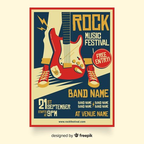 Music Tapestry, Rock Music Festival, Concert Poster Design, Music Poster Design, Music Stickers, Concert Poster, Festival Posters, Retro Music, Music Concert