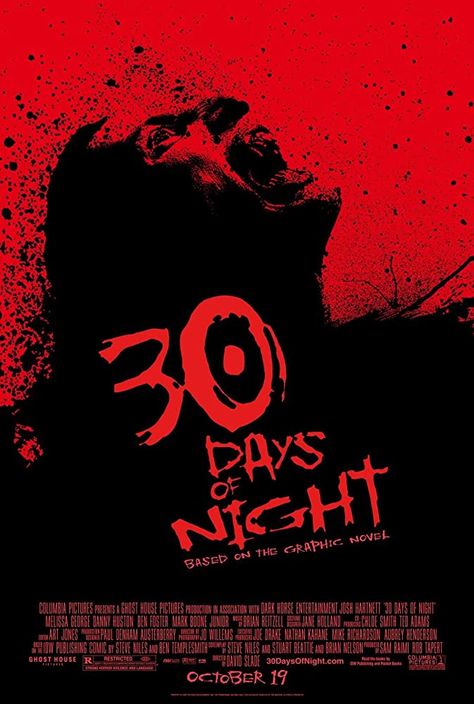 Best Vampire Movies, 30 Days Of Night, Melissa George, Josh Hartnett, Night Film, The Grudge, Ghost House, Vampire Movies, Best Horror Movies