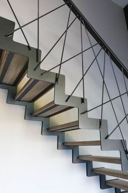 modern stairs design indoor Stairs Railing Design, Indoor Stair Railing, Steel Stair Railing, Stair Railing Kits, Vstupná Hala, Metal Stair Railing, Stairs Railing, Interior Stair Railing, Modern Stair Railing