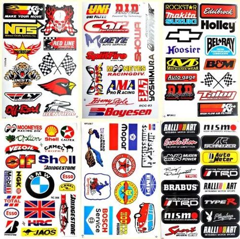 Best4Buy Compatible for Car Auto Truck Automotive Accessories Sponsor ATV Drag Racing Pack 6 vinyl D6023 decals stickers Check more at https://bigautostore.co.uk/product/best4buy-compatible-for-car-auto-truck-automotive-accessories-sponsor-atv-drag-racing-pack-6-vinyl-d6023-decals-stickers/ Rc Motorcycle, Offroad Cars, Car Bumper Stickers, Pin Logo, Automotive Art, Automotive Accessories, Preschool Toys, Craft Supply, Arts And Crafts Supplies