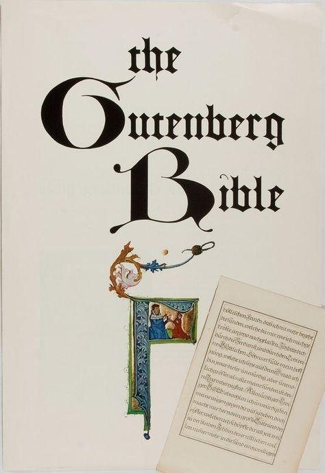 Gutenberg Bible Bible Typography Design, Typo Inspiration, Gutenberg Bible, Johannes Gutenberg, Annual Report Design, Be Strong And Courageous, Type Design, Handsome Anime Guys, Handsome Anime