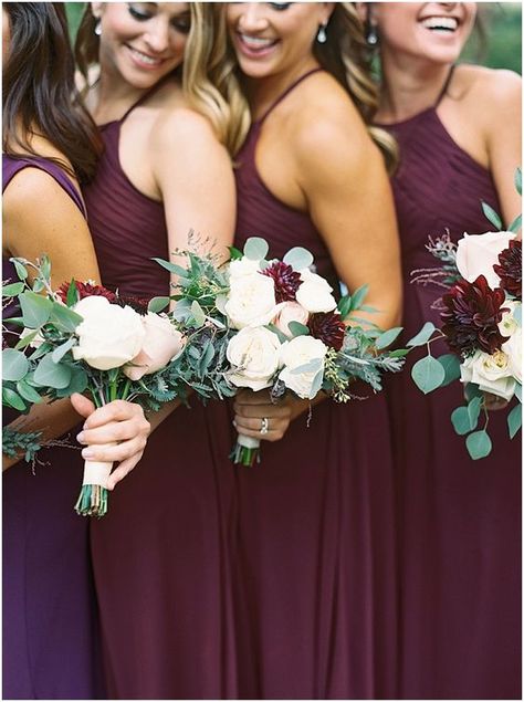 Purple Long Dresses, White Bridesmaid Bouquets, Simple Bridesmaid Bouquets, Sunflower Bridesmaid Bouquet, Bridesmaid Bouquet Alternatives, Rose Bridesmaid Bouquet, Small Bridesmaid Bouquets, Wedding Bridesmaid Bouquets, Fall Bridesmaid