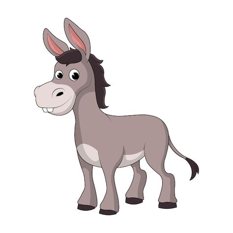 Premium Vector | Cute donkey cartoon clipart Cartoon Donkey Images, Donkey Pictures Art, Donkey Pictures, Donkey Cartoon, Donkey Clipart, Donkey Images, Cartoon Donkey, Cute Donkey, Cartoon Clipart