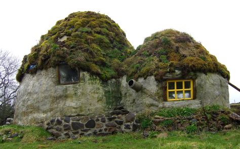 Stone Hut, Sod Roof, Poly Tunnel, Boulder House, Compost Toilet, Retreat Centre, Grass Roof, Irish Country, Southern Ireland