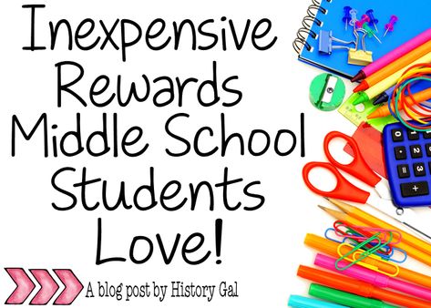 10 inexpensive rewards to use in your middle school class. Middle School Management, Middle School Rewards, Middle School Classroom Management, Middle School Special Education, Shoulder Pad Dress, Student Rewards, Middle School Music, Middle School Reading, School Management