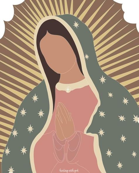 Virgencita Aesthetic, Virgencita Wallpaper Iphone, Guadalupe Wallpaper Aesthetic, Virgin Mary Astetic, Virgin Mary Painting Easy, Pink Virgencita Wallpaper, Virgencita Wallpaper, Virgencita Drawing, San Judas Outline