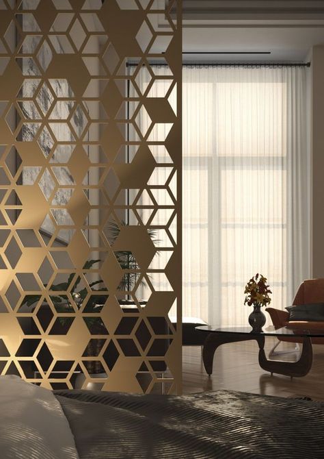 Room Seperator, Parametric Pattern, Psychology Office Decor, Metal Partition, Modern Partition Walls, Decorative Metal Screen, Wall Partition Design, Jaali Design, Partition Screen