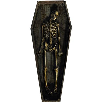 Advanced Graphics Skeleton Casket Stand-Up Halloween Props Scary, Cardboard Standup, 50th Wedding Anniversary Party, Cardboard Cutouts, Cardboard Cutout, Halloween Props, Outdoor Halloween, Halloween Outdoor Decorations, Scary Halloween