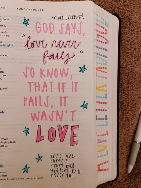 Bible Devotional Journal, Bible Highlighting, Journal Bible Quotes, Song Of Songs, Motivational Bible Verses, Bible Journaling Ideas Drawings, Bible Doodling, Bible Journal Notes, Bible Study Plans