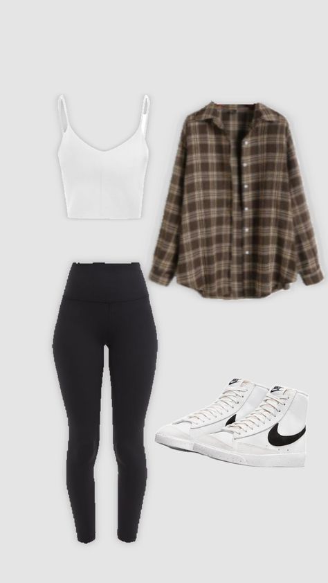 #outfit #outfitinspo #fall #falloutfit #brownoutfit Teen Girl Fall Fashion 2024, Fall Outfits For Teen Girls Cute, Plade Shirts Outfit Winter, Fall Teen Outfits, Hazel Outfit, Fall Outfits Teenage Girl, Fall Outfits For Teens, August Style, Teen Fall Outfits