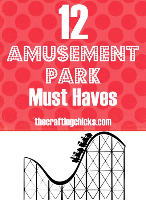 Amusement Park Must-Haves: When Going With Kids Disney Must Haves, Ferris Wheels, Roller Coasters, Amusement Parks, On The Road Again, Summer Bucket Lists, Travel Board, Disney Vacations, Amusement Park