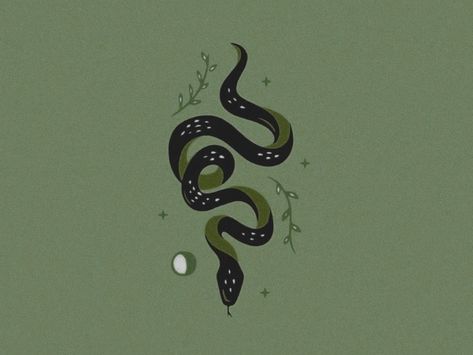 Snake Icon, Dark Green Wallpaper, Snake Wallpaper, Phone Template, Cute Snake, Dark Green Aesthetic, Green Snake, Mac Wallpaper, Year Of The Snake