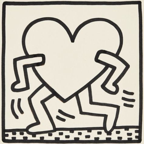 Keith Haring Aesthetic, Keith Haring Tattoo, Keith Haring Art, Haring Art, Keith Haring, Art Movement, Art Plastique, Ceramic Painting, Wall Collage