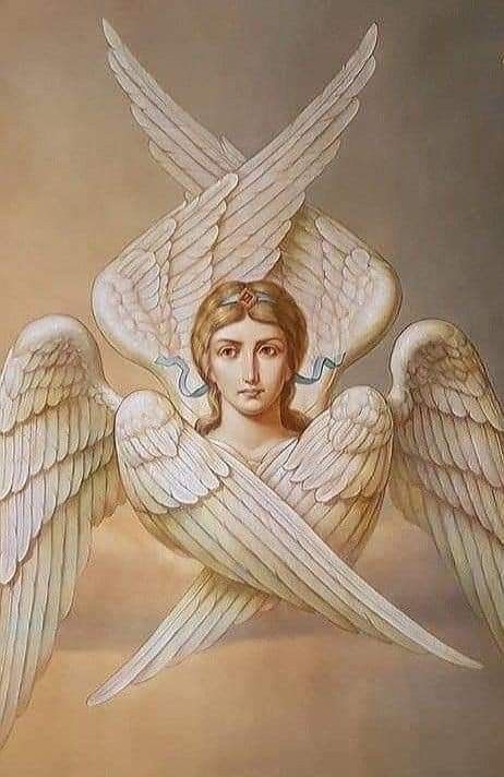 Seraph Angel, Orthodox Christian Icons, Angel Artwork, Esoteric Art, Biblical Art, Mystical Art, Angels And Demons, Catholic Art, Ethereal Art