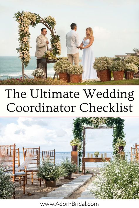 Streamline your big day with this wedding coordinator checklist. If you’re planning your wedding, you know it’s no small feat. Having a wedding coordinator can take a lot of the wedding planning stress off your plate. Wedding coordinator responsibilities include creating a wedding timeline, enforcing your wedding schedule, and solving problems. This wedding coordinator duties checklist will help you know what you don’t have to worry about on your wedding day. Click the link to learn more now! Wedding Coordinator Duties, Wedding Coordinator Checklist, Wedding Schedule, Solving Problems, Wedding Planning Timeline, Wedding Timeline, Modern Love, Wedding Dress Shopping, Wedding Planning Tips