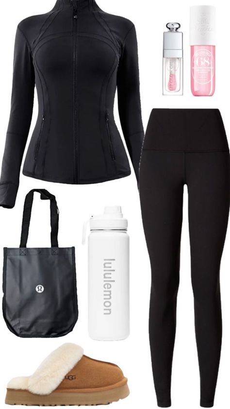 Lulu Lemon Workout Outfits, Basic Lululemon Outfits, Lululemon Jacket Outfit, Lululemon Define Jacket Outfit, Define Jacket Outfit, Lululemon Outfit Ideas, Cute Lululemon Outfits, School Wishlist, Preppy Fits