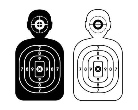 Target Practice Shooting, Paper Shooting Targets, Shooting Board, Human Target, Man Silhouette, Shooting Target, Shooting Targets, Target Practice, Dart Board