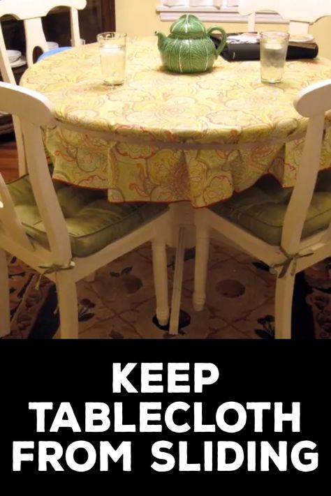 How to Keep Tablecloth From Sliding Non Slip Tablecloth, Table Cloth Hacks, How To Make A Fitted Tablecloth, Is It Ik For Riund Table Clothes To Be Iver Sized, Keep Tablecloth From Sliding, How To Keep Tablecloths From Blowing, Secure Table Cloth To Table, How To Secure Plastic Tablecloth, Fitted Table Cover Plastic