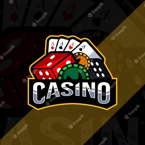 Premium Vector | Casino mascot logo esport template Fantasy Football Logos, Machine Logo, Casino Logo, Laser Show, Logo Sport, Neon Logo, Play Casino, Creative Background, Mascot Logo