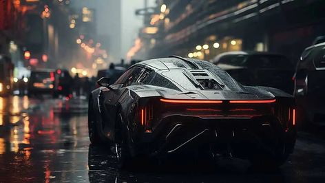 Cyberpunk Futuristic Supercar in Rainy Night Wallpaper 4K HD Free download for PC Desktop laptop Cyberpunk Wallpaper Desktop 4k, Rainy Night Wallpaper, Action Wallpaper, Hd Wallpapers For Laptop, Blurred Lights, 4k Wallpapers For Pc, Night Wallpaper, Laptop Wallpaper Desktop Wallpapers, Racing Simulator