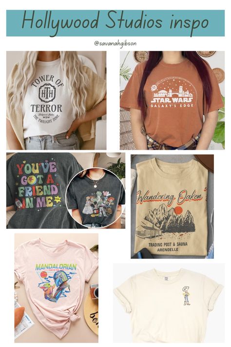 Hollywood Studios Family Outfits, Shirts For Hollywood Studios, Hollywood Studios Shirts, Hollywood Studios Outfit, Disney World Hollywood Studios, Disney Fits, Outfit Disney, Cute Disney Outfits, Hollywood Studio